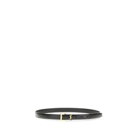 Saint Laurent Svart Bälte I Läder