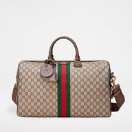 Gucci Ophidia GG Carry-on Duffle Medium Beige/Ebony
