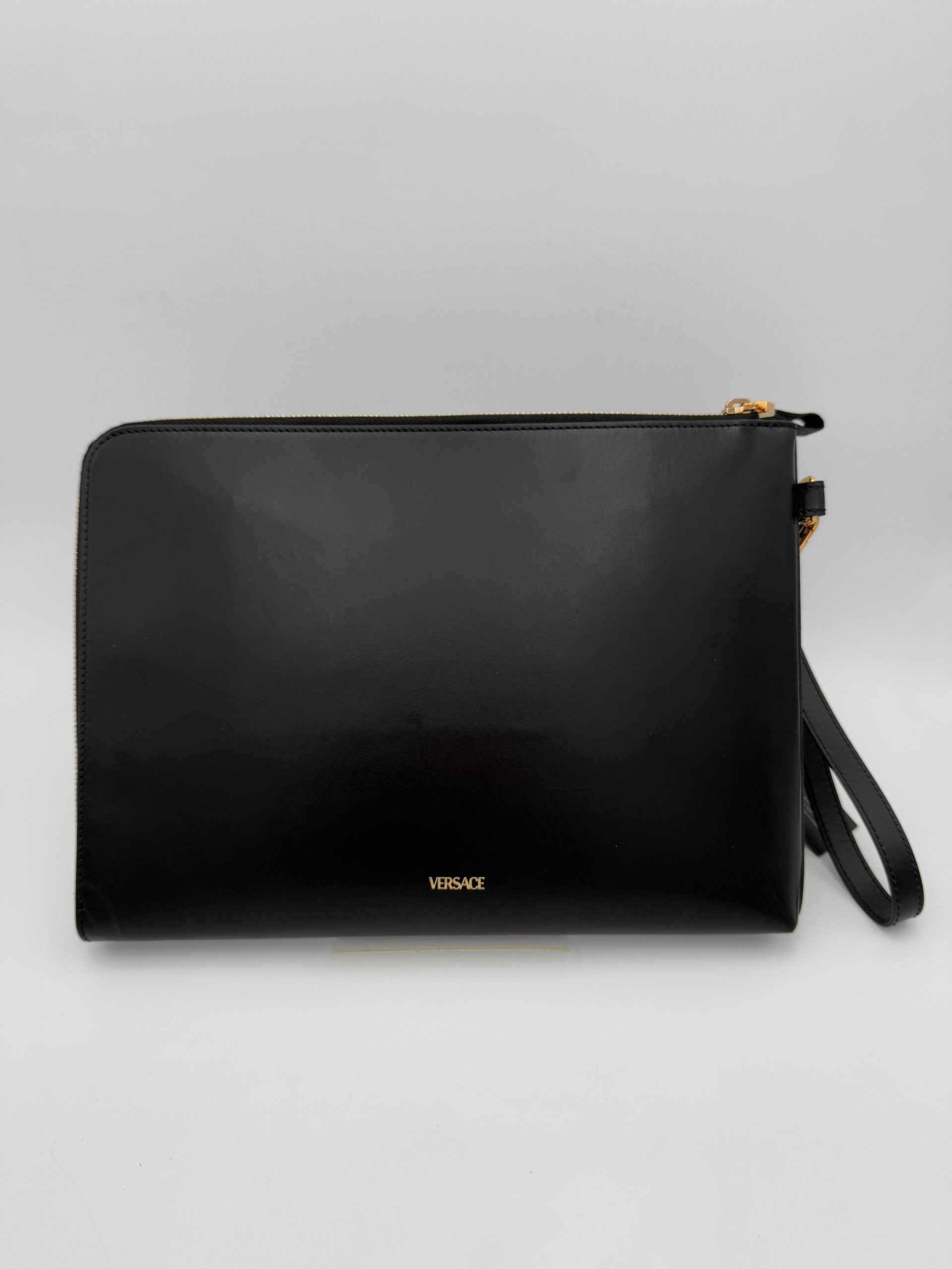 Versace LA MEDUSA Signature Kuvertväska I Läder