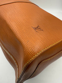 Louis Vuitton Keepall 50 Duffelbag Reseväska I Brunt Epi-läder