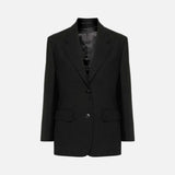 Prada Svart Blazer I Jungfruull