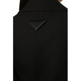 Prada Svart Kappa I Fleece-Ull