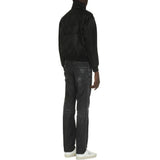 Saint Laurent Svart Sidenbomberjacka