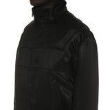 Saint Laurent Svart Sidenbomberjacka