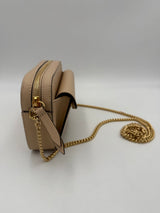 Gucci GG Jumbo Beige Axelremsväska med Framficka