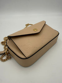 Gucci GG Jumbo Beige Axelremsväska med Framficka
