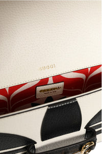 Gucci x Adidas Horsebit 1955 Axelremsväska I Svart/Vitt