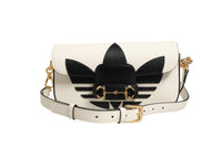 Gucci x Adidas Horsebit 1955 Axelremsväska I Svart/Vitt