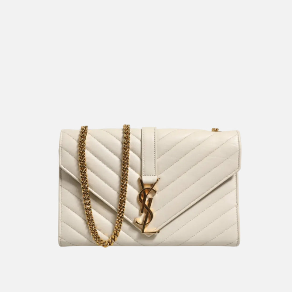 Saint Laurent Envelope Triquilt YSL Axelremsväska