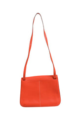Hermès Rouge Casaque Clemence Halzan 31 Med Palladiumfärgad Hårdvara