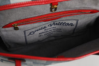 Louis Vuitton Neverfull Patchwork Monogram Denim Tygväska