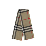 Burberry Beige Halsduk I Ull