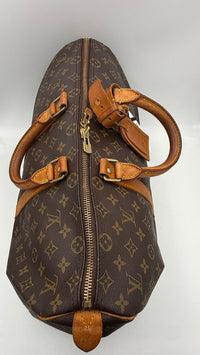Louis Vuitton Keepall 45 Reseväska Duffelväska Med Monogram