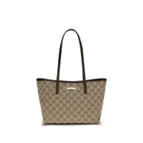 Gucci Handväska I Beige Tyg