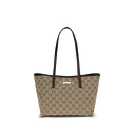 Gucci Handväska I Beige Tyg
