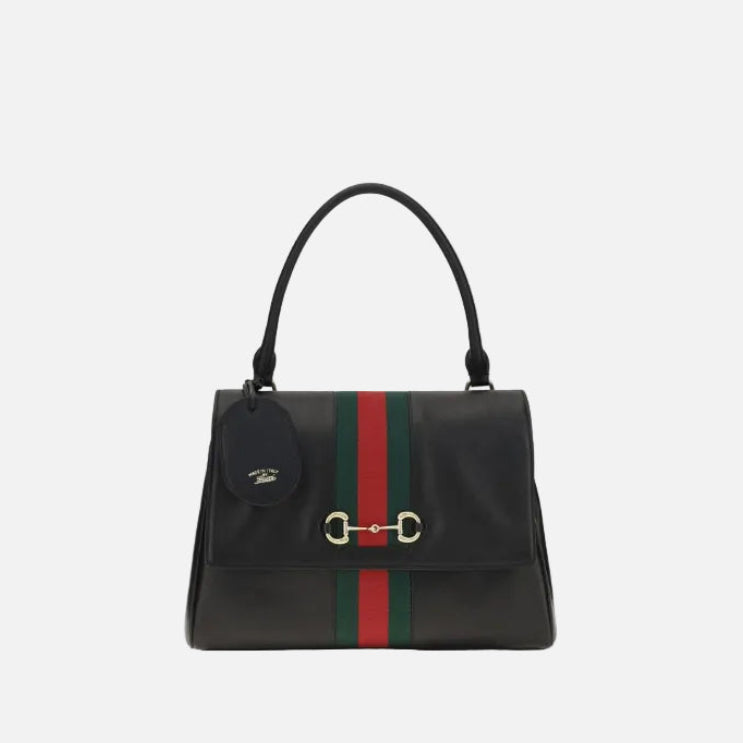 Gucci Handväska I Svart Kalvläder (Bos Taurus)