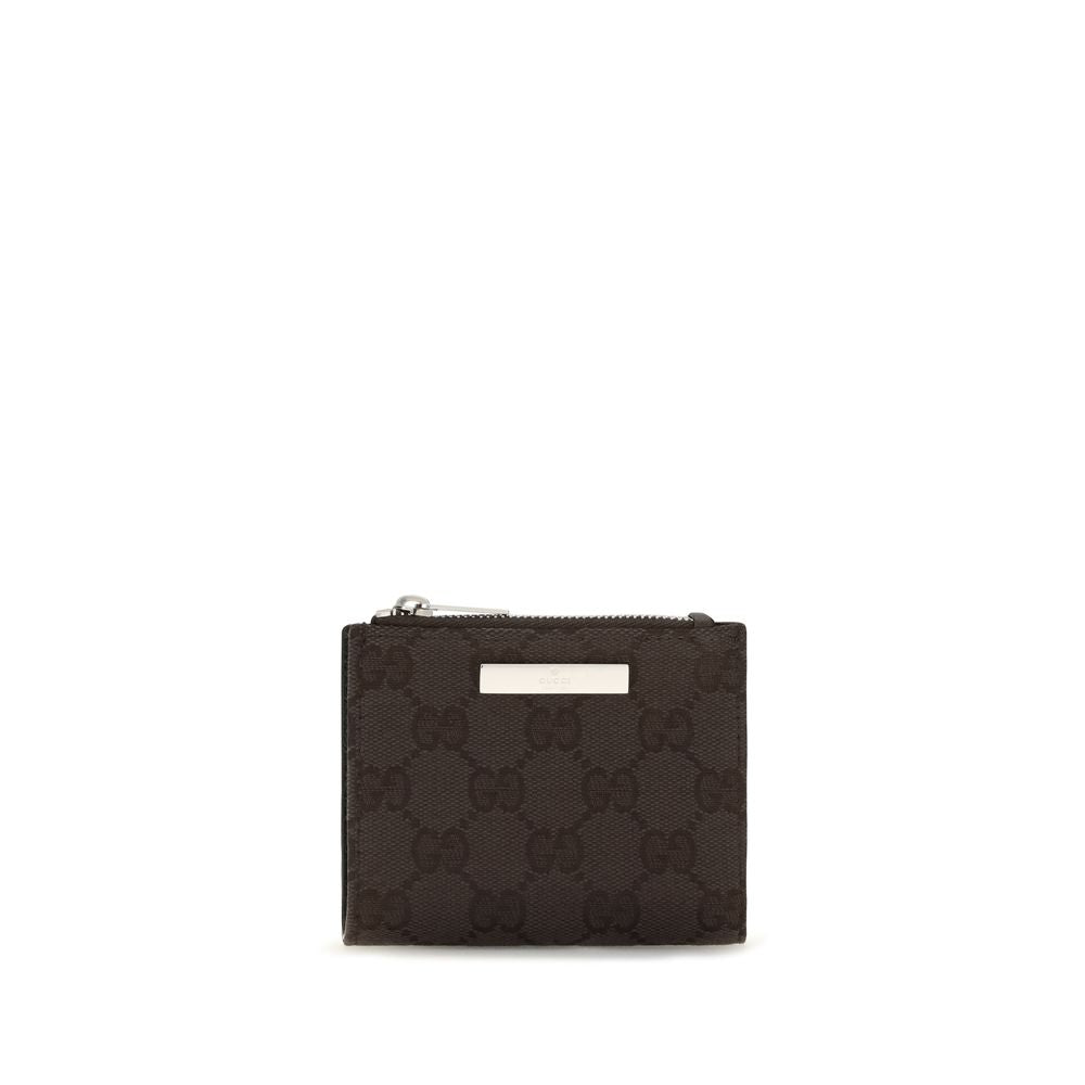 Gucci Svart Plånbok I Tyg