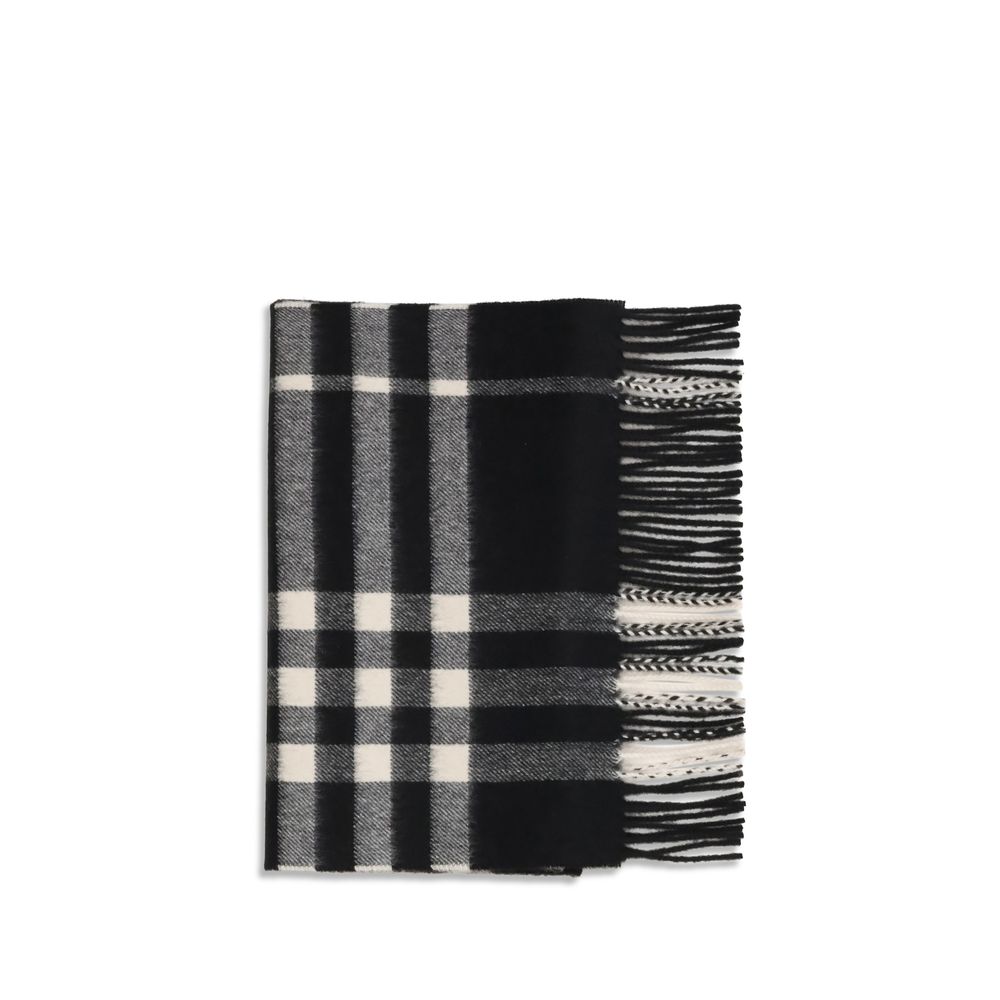 Burberry Svart Cashmeresjal