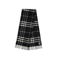 Burberry Svart Cashmeresjal