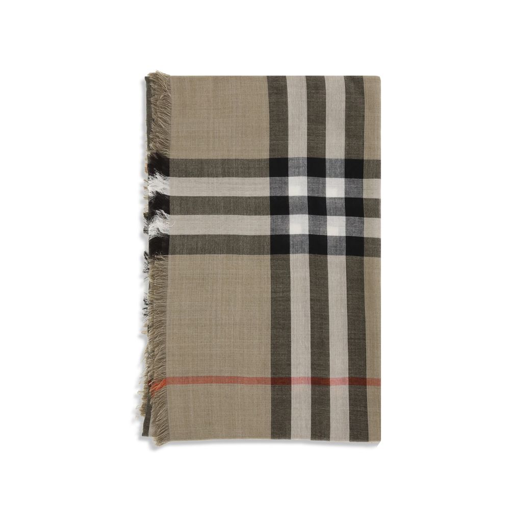 Burberry Beige Ullhalsduk