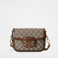 Gucci Horsebit 1955 Mini Väska Beige/Ebony