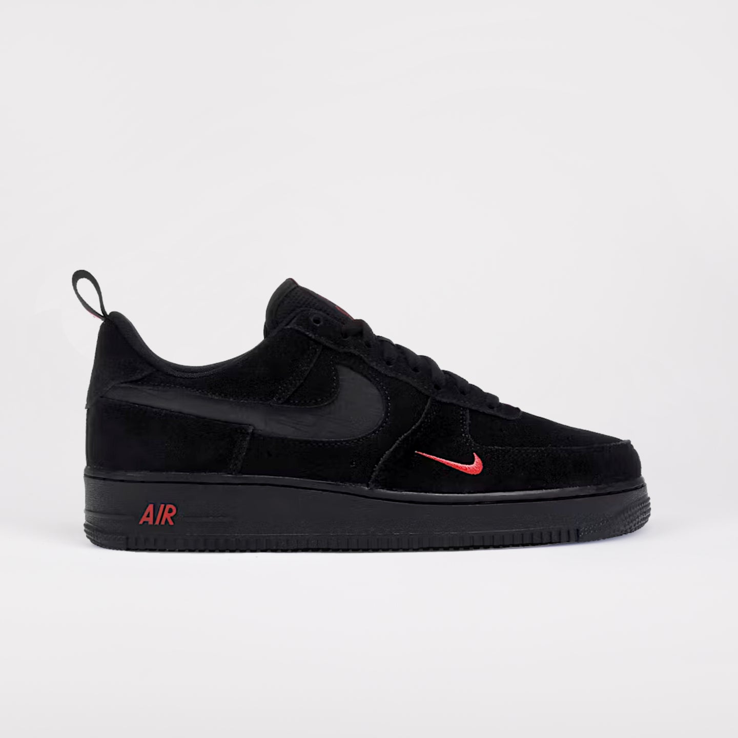 Nike Air Force 1 Low Multi-Swoosh Black Crimson