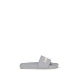 Burberry Grå Badtofflor (Slides) I Gummi