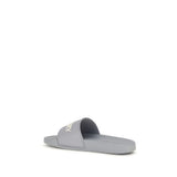 Burberry Grå Badtofflor (Slides) I Gummi