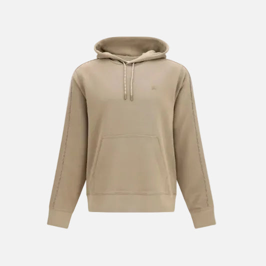 Burberry Beige Huvtröja i Bomull med Archive Check