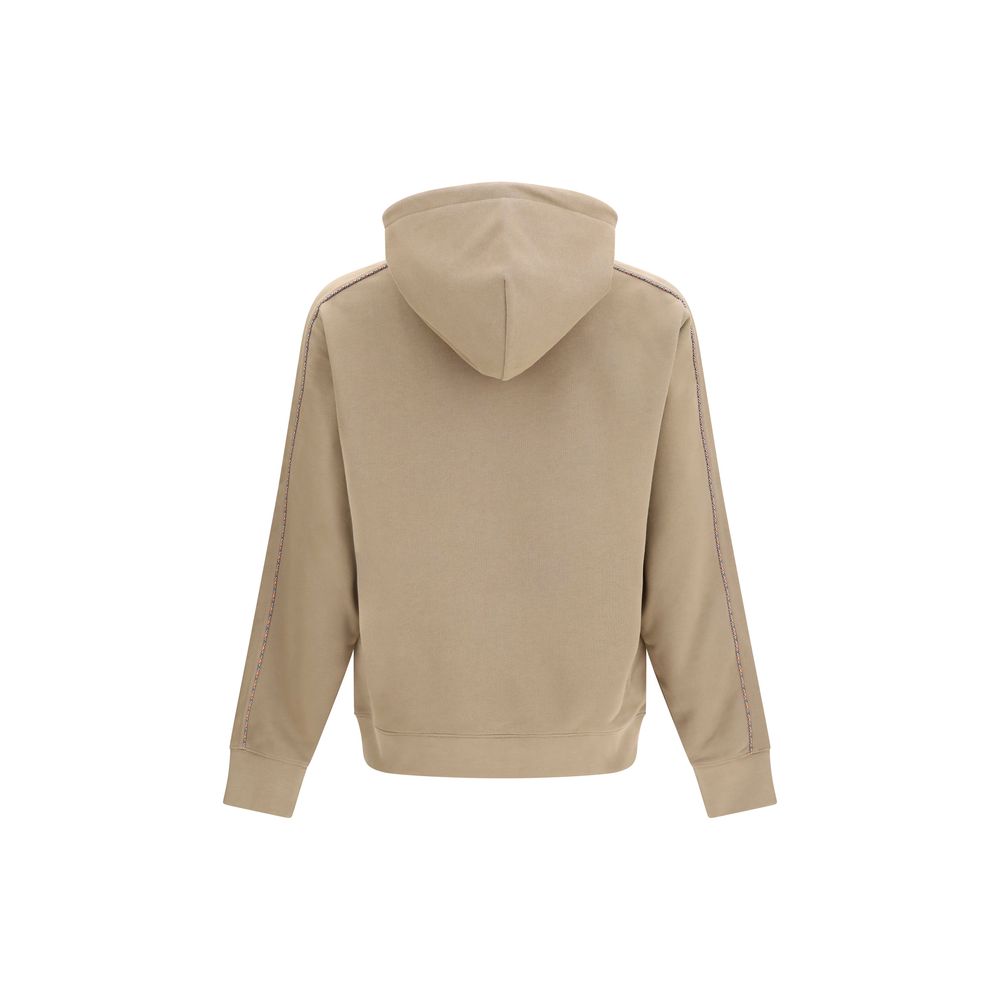 Burberry Beige Huvtröja i Bomull med Archive Check