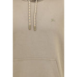 Burberry Beige Huvtröja i Bomull med Archive Check