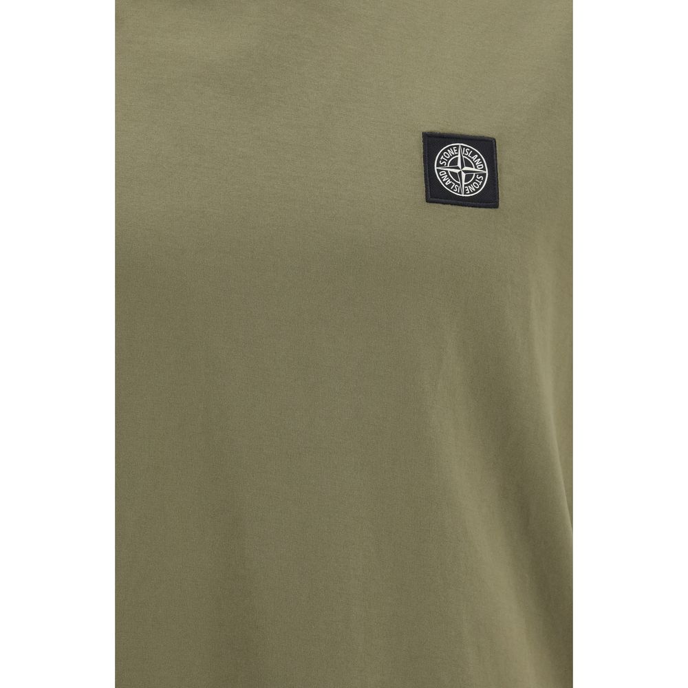 Stone Island Tvåfärgad T-shirt I Bomull