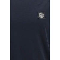 Stone Island Blå T-shirt I Bomull