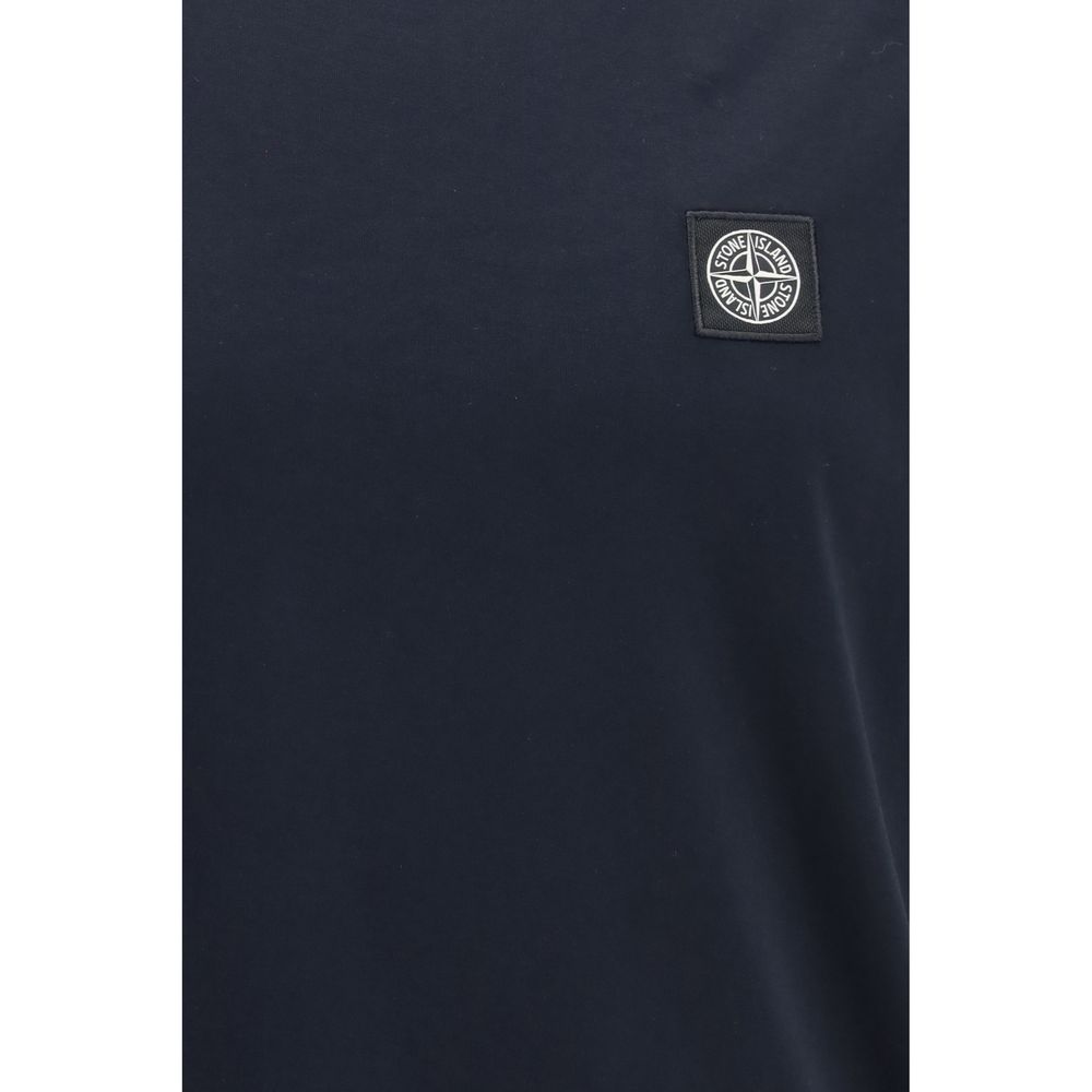 Stone Island Blå T-shirt I Bomull