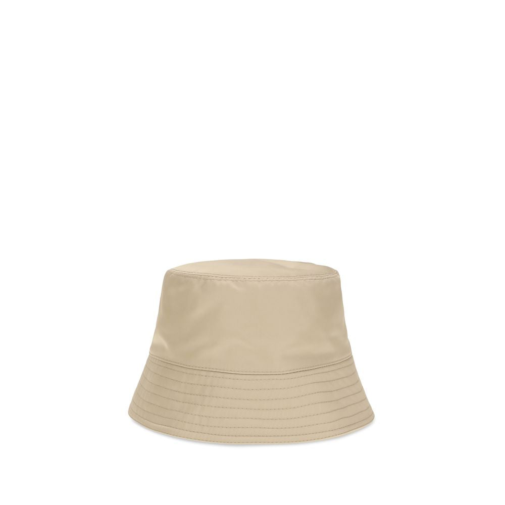 Prada Beige Bucket Hat i Polyamid