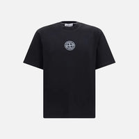 Stone Island Svart T-shirt I Bomull