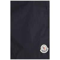 Moncler Svarta Badshorts I Polyamid