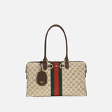 Gucci Handväska / Duffel Beige Tyg