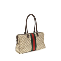 Gucci Handväska / Duffel Beige Tyg