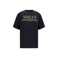 Gucci Svart T-shirt I Bomull