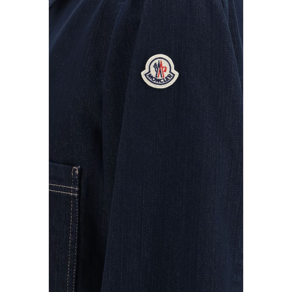 Moncler Blå Denimjacka Jeansjacka