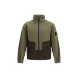 Stone Island Tvåfärgad Skaljacka I Bomull