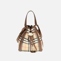 Burberry Miniväska I Beige Läder (Bos Taurus)