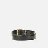 Saint Laurent Standardbälte I Svart Läder