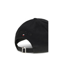 Moncler Svart Baseball Keps I Bomull