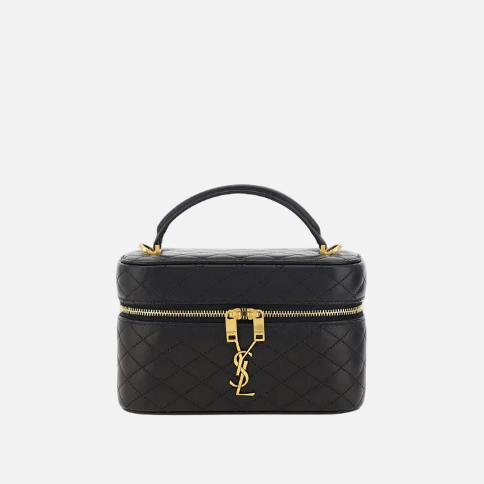 Saint Laurent Axelväska I Svart Läder
