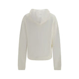 Gucci Vit Sweatshirt Hoodie I Bomull Och Kashmir