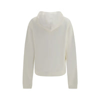 Gucci Vit Sweatshirt Hoodie I Bomull Och Kashmir