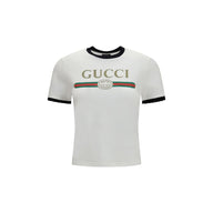 Gucci Vit T-shirt I Bomull