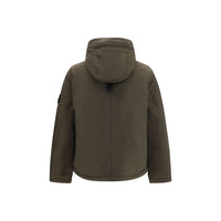 Stone Island Grön Skaljacka I Polyester